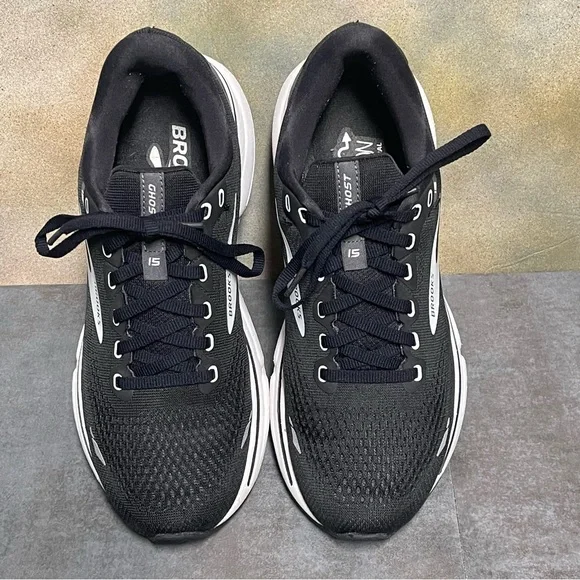 Brooks Ghost 15 1203501B012 Women's Black/White Running Shoes Size 9.5B - Picture 15 of 16